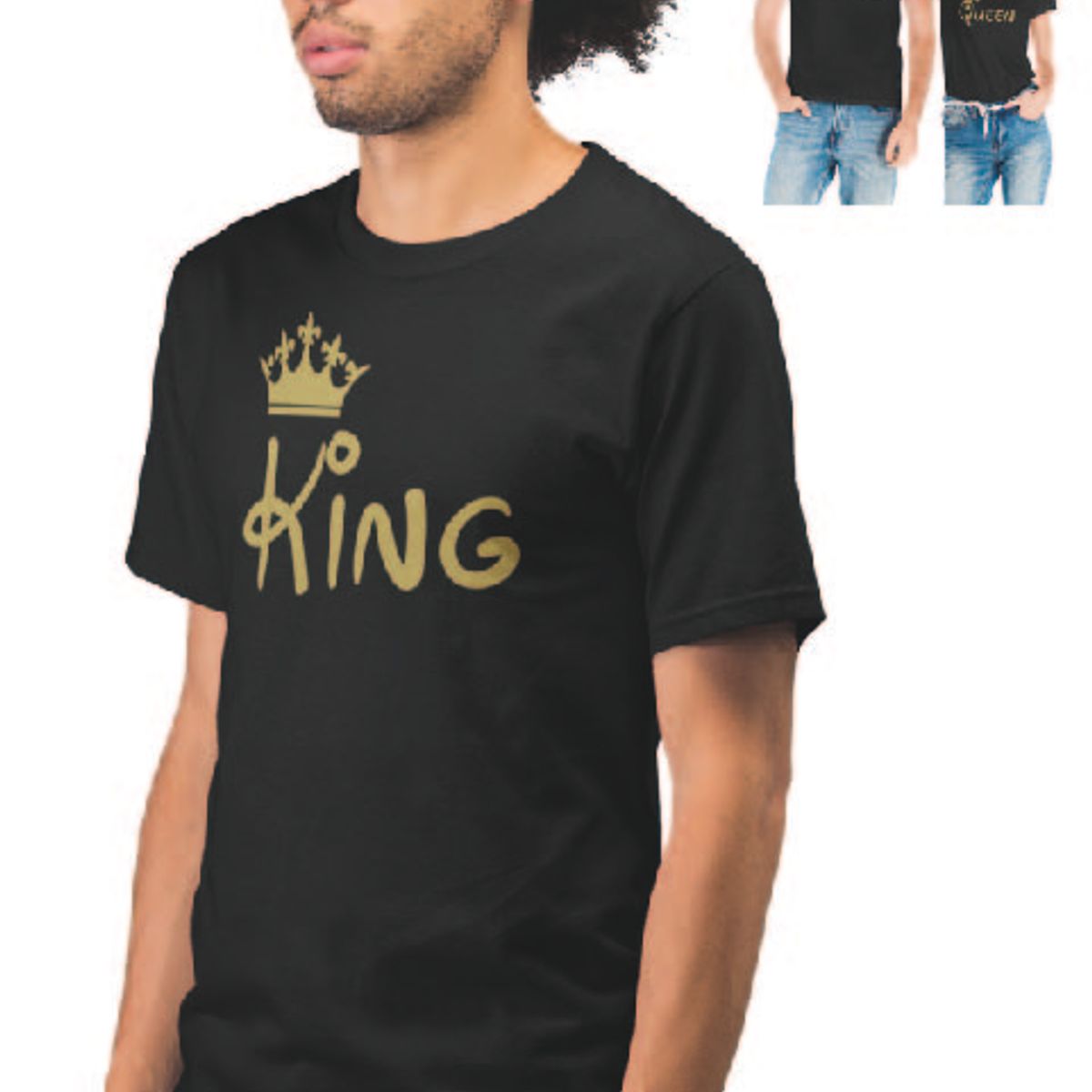 GENERICO - POLERA HOMBRE SAN VALENTÍN  KING
