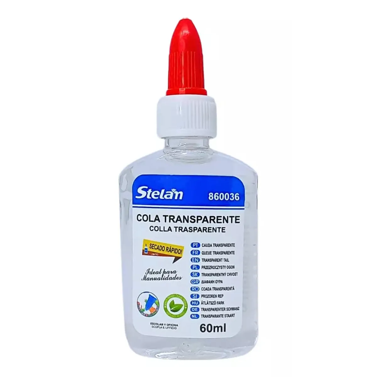 GENERICO - Cola Fría De 60 ml Transparente Pegamento Líquido Escolar