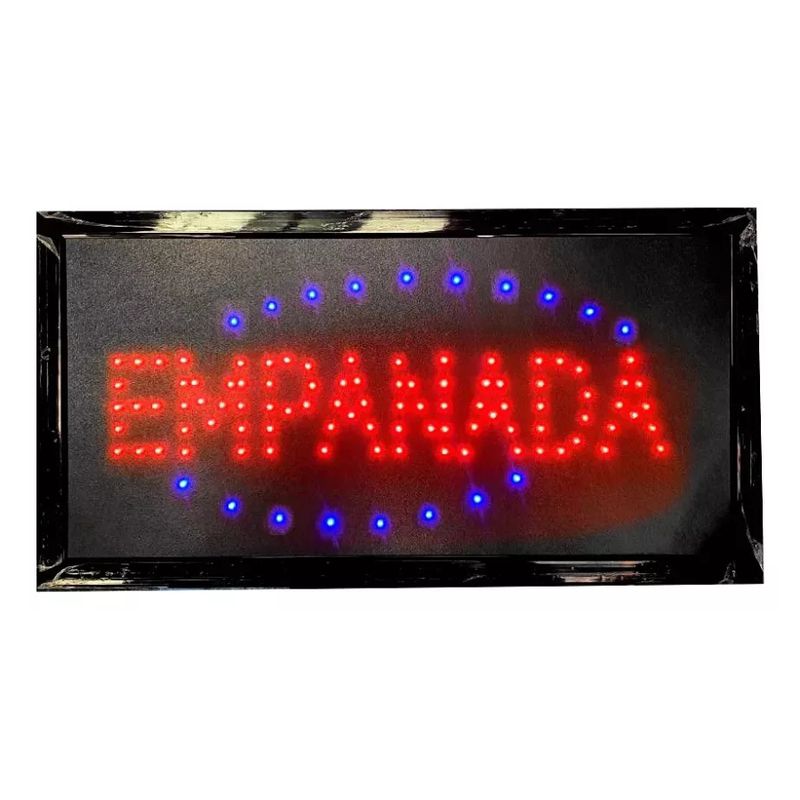 GENERICO - Letreros Led Luminosos Comerciales Texto Empanada 48x25cm