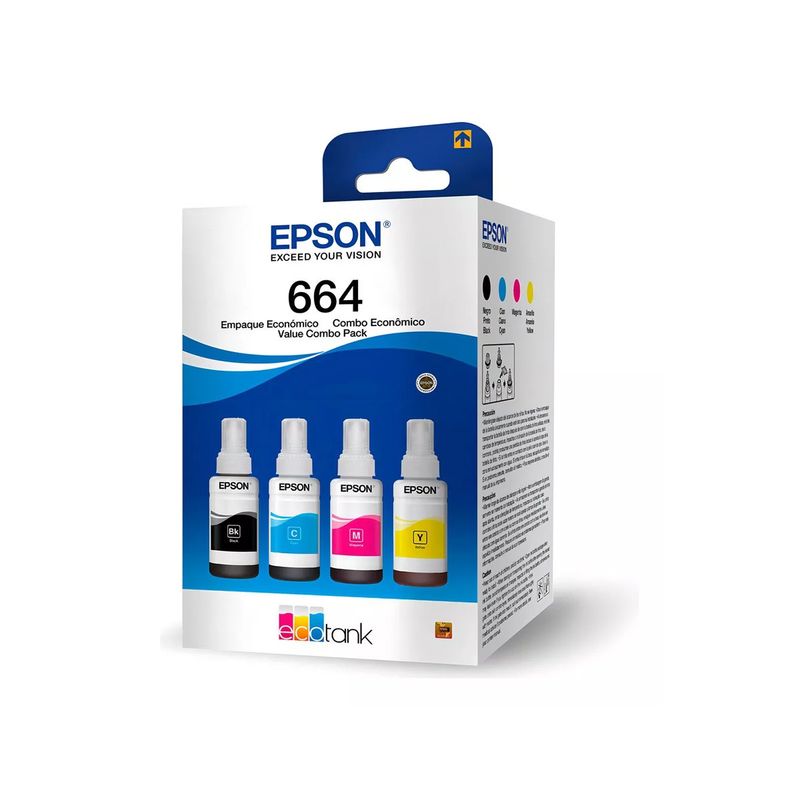 EPSON - TINTA EPSON T664 SET INK BOTTLE