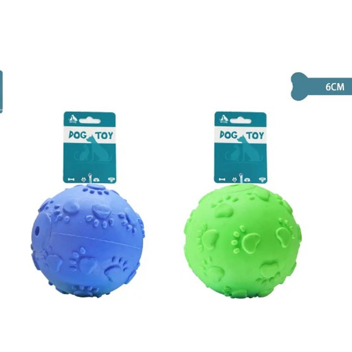 GENERICO - Juguete Pelota Para Perro 6Cm Color Aleatorio