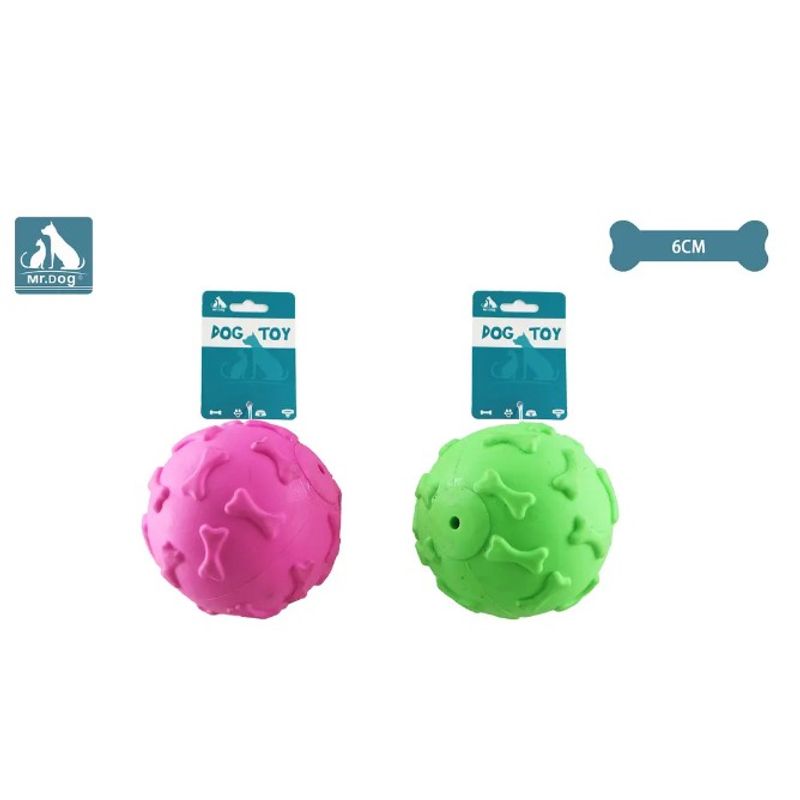 GENERICO - Juguete Pelota Para Perro 6Cm Color Aleatorio