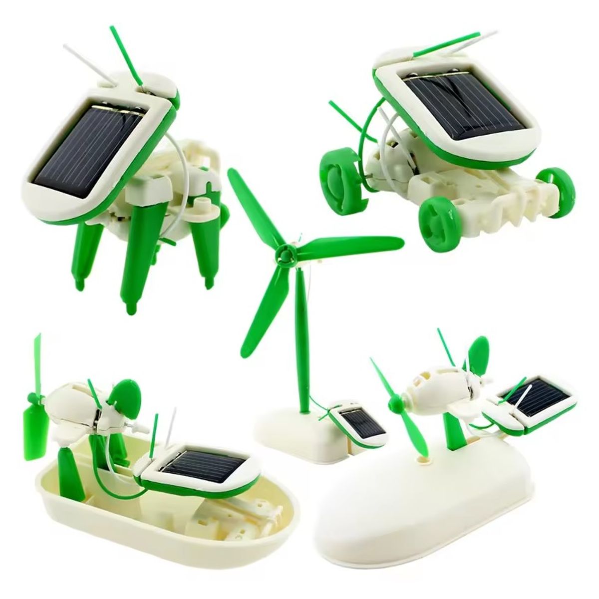 OEM - Juguete Solar Robot 6 en 1 Formas Para Armar