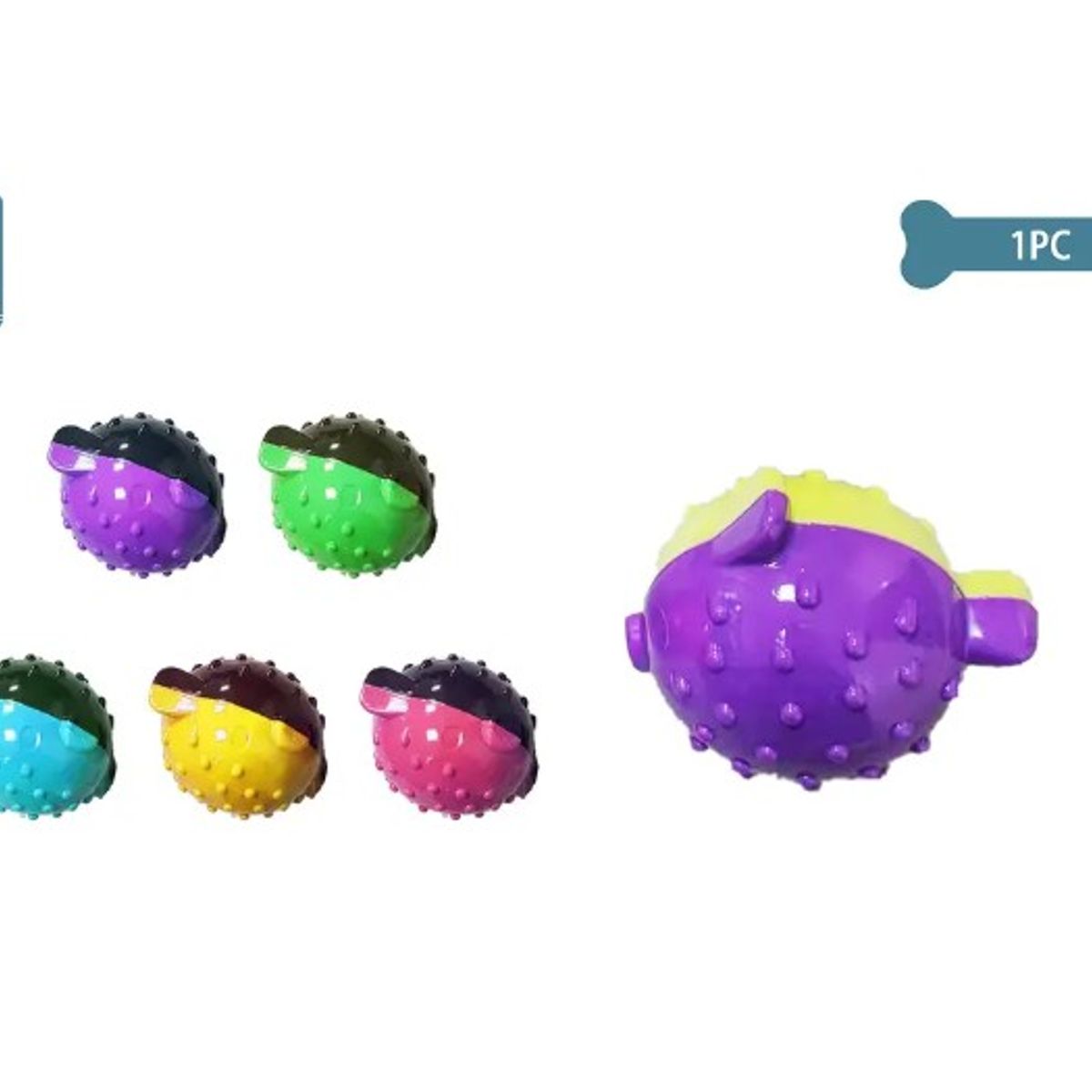 GENERICO - Juguete De Pelota Con Sonido Para Perro Color Aleatorio