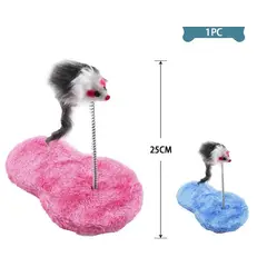 GENERICO - Juguete Para Gato Resorte Con Ratón 25Cm