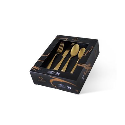 Imagen 2 del producto Set de cuchillería 24 piezas gold