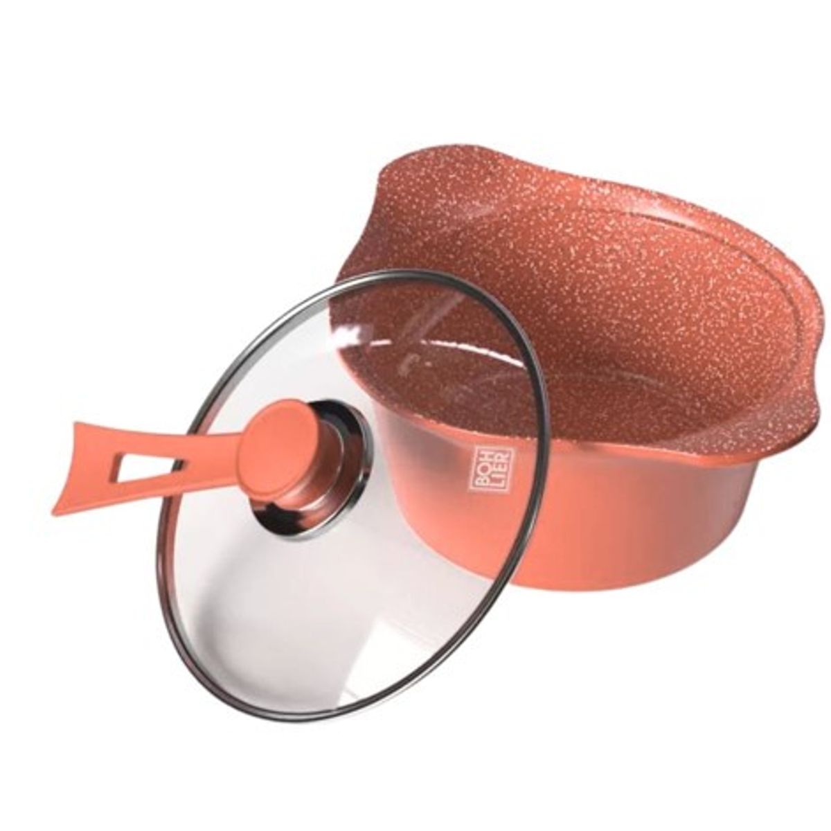 BOHLIER - Cacerola de 28 cm Bohlier rosa