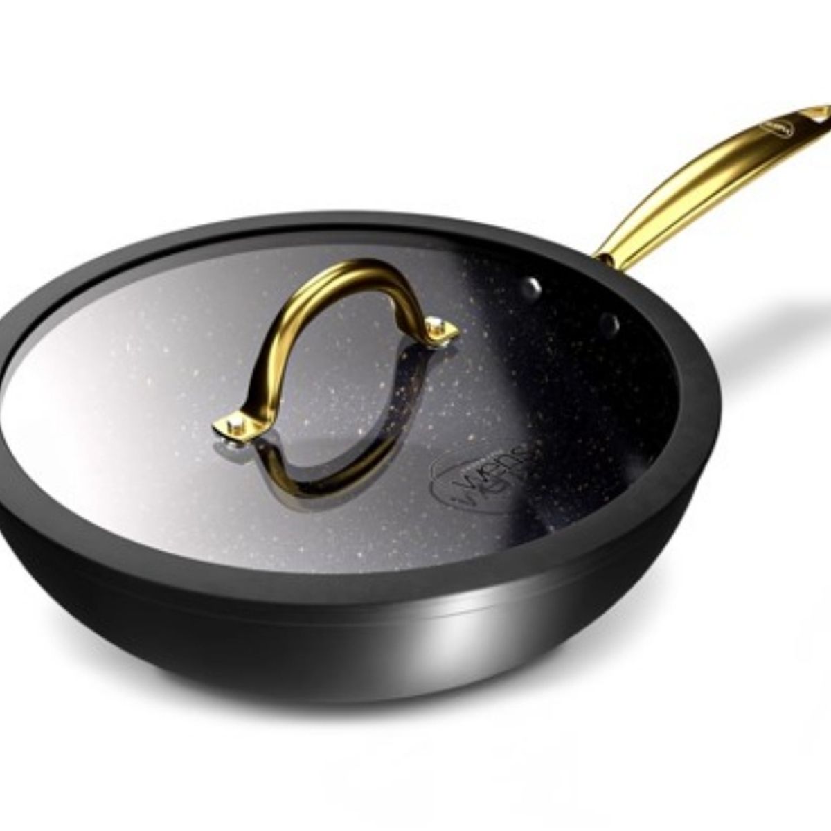 WENS - Wok con tapa 28 cm Golden Series