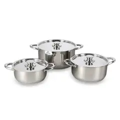 WENS - BATERIA DE COCINA 6 PZ ACERO INOX 420-6S