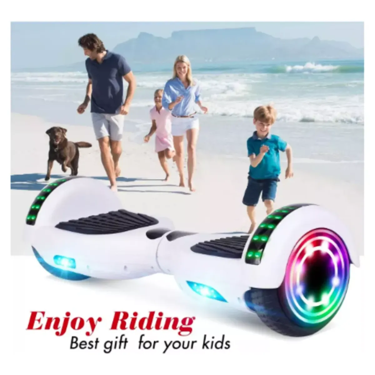 MUNDO MAGIA - Patineta Smart Balance Bluetooth Y Led Scooter 7