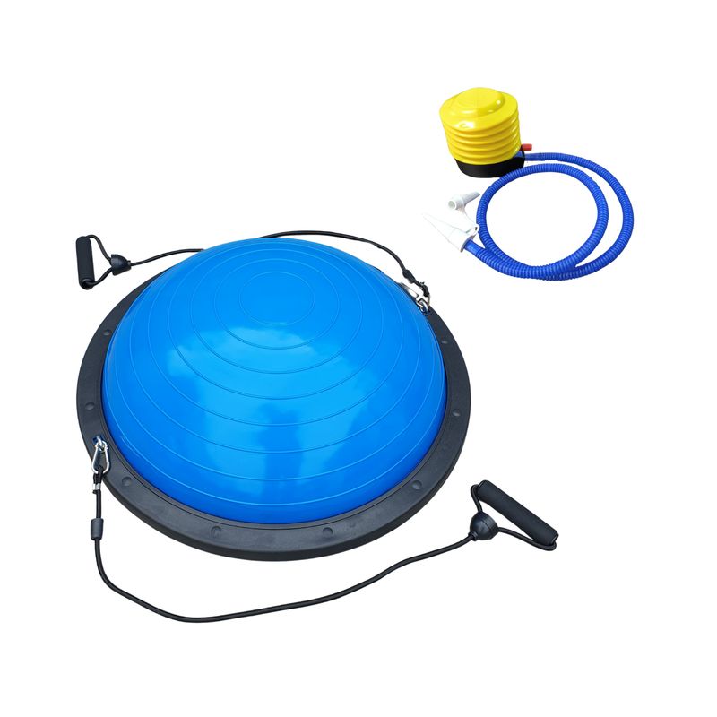 GENERICO - Balón Bosu 60cm - Incluye Manillas Inflador