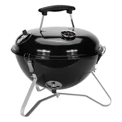 ELEMENT DESIGN - Parrilla para Camping Portátil a Carbón de 38cm- Negra