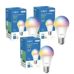 TP LINK - Set 3 Ampolletas Smart Tp-Link Tapo Colores E27 Wi-fi Google Alexa
