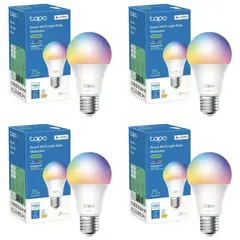 TP LINK - Set 4 Ampolletas Smart Tp-Link Tapo Colores E27 Wi-fi Google Alexa