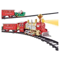 MUNDO MAGIA - Juguete Tren Locomotora Eléctrico Luces Y Sonido Para Niños