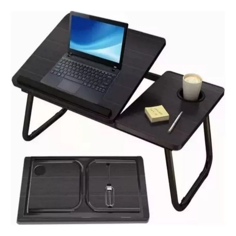 MUNDO MAGIA - Mesa Cama Portátil Plegable Para Laptop Soporte Altura Ajust