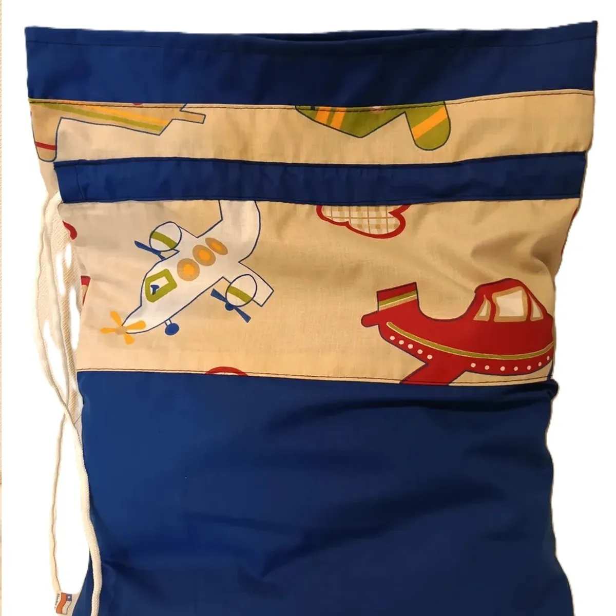 GENERICO - Sabanas Unidas Junji Con Bolsa Aviones de colores  Algodon
