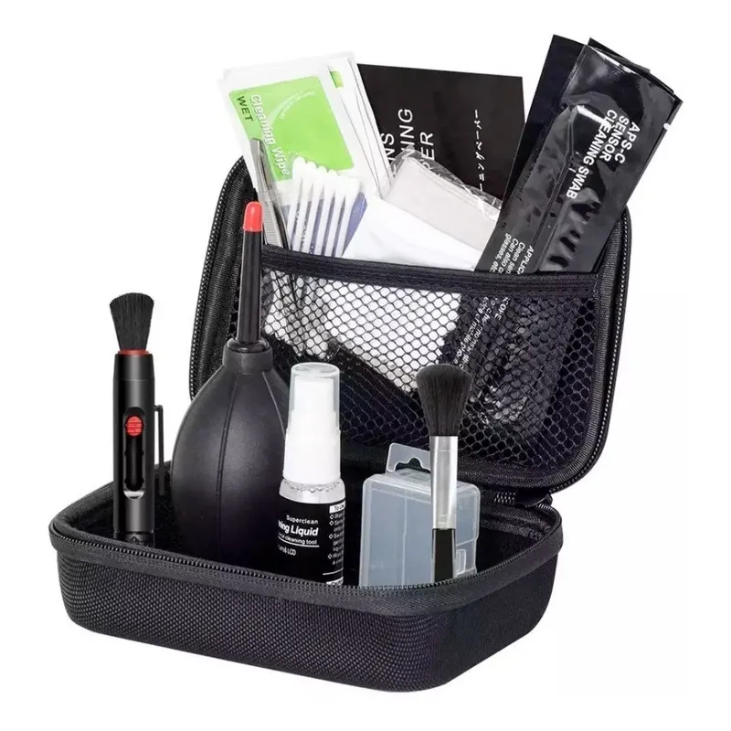 GENERICO - Kit Limpieza Cámara Sensor Y Lentes Limpiador Set + Funda