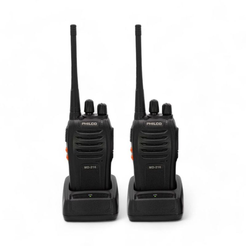 PHILCO - Philco Kit 2 Walkie Talkies Portatil con Manos Libres MD216