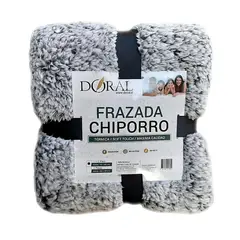 DORAL - Frazada Chiporro Two Tones 1.5 Plazas Colores Oscuros - SC