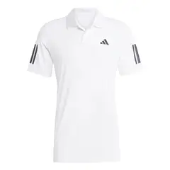 ADIDAS - Polera Cuello Camisa Club de Tenis 3 Tiras Climacol
