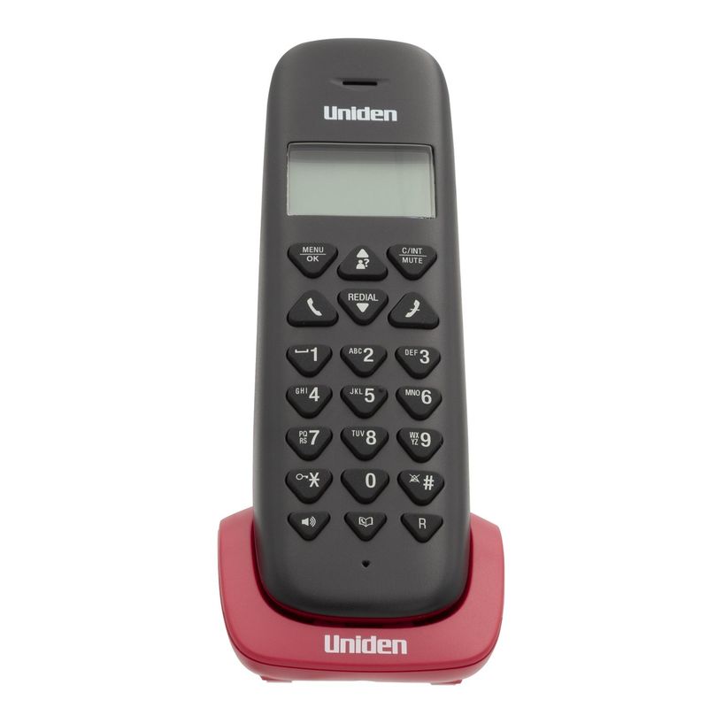 UNIDEN - TELÉFONO INALÁMBRICO M LIBRES UNIDEN AT3102RD ROJO OPEN BOX