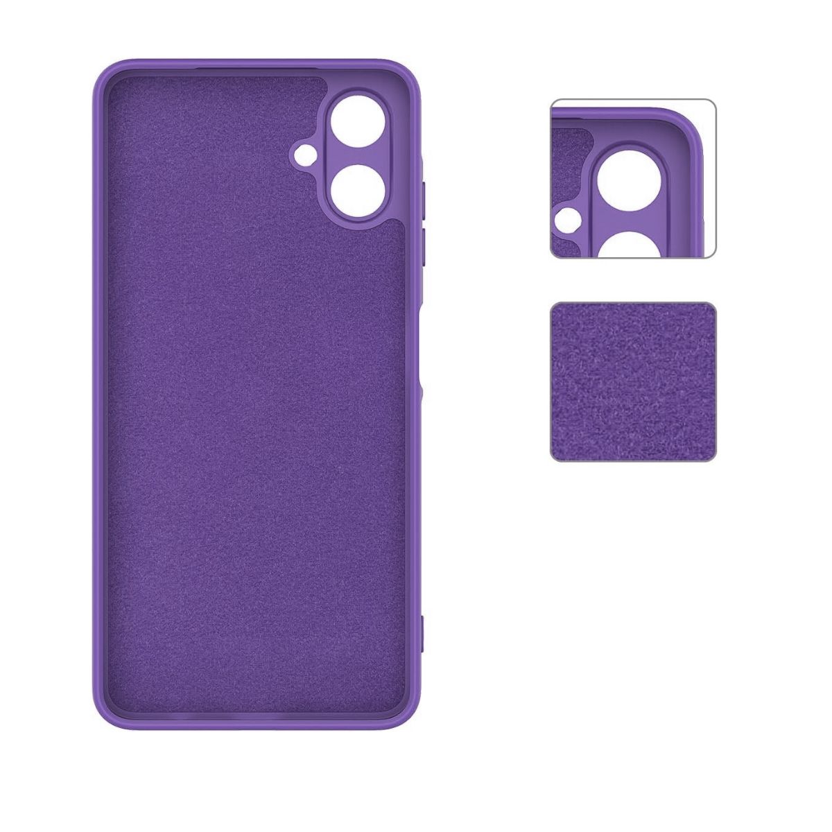 JOIGO - Carcasa Para Samsung A06 Goma Lila