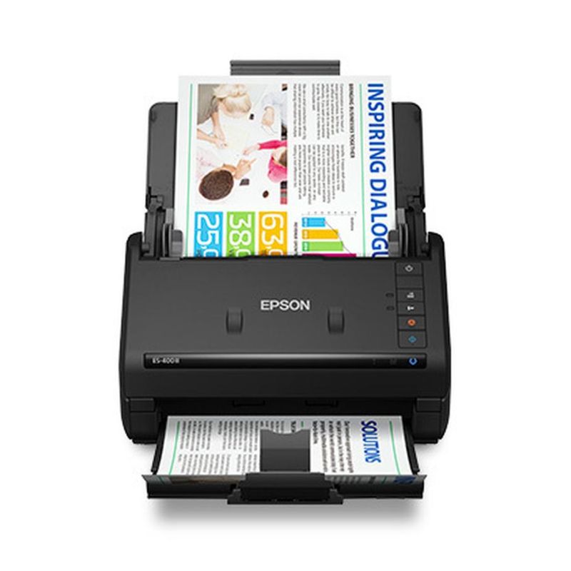 EPSON - Escáner Dúplex WorkForce ES-400 II 600 x 600 DPI A4 USB