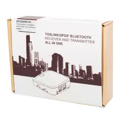 GENERICO - TRANSMISOR Y RECEPTOR BLUETOOTH 4.1 CON CONEXION DIGITAL OPEN BOX