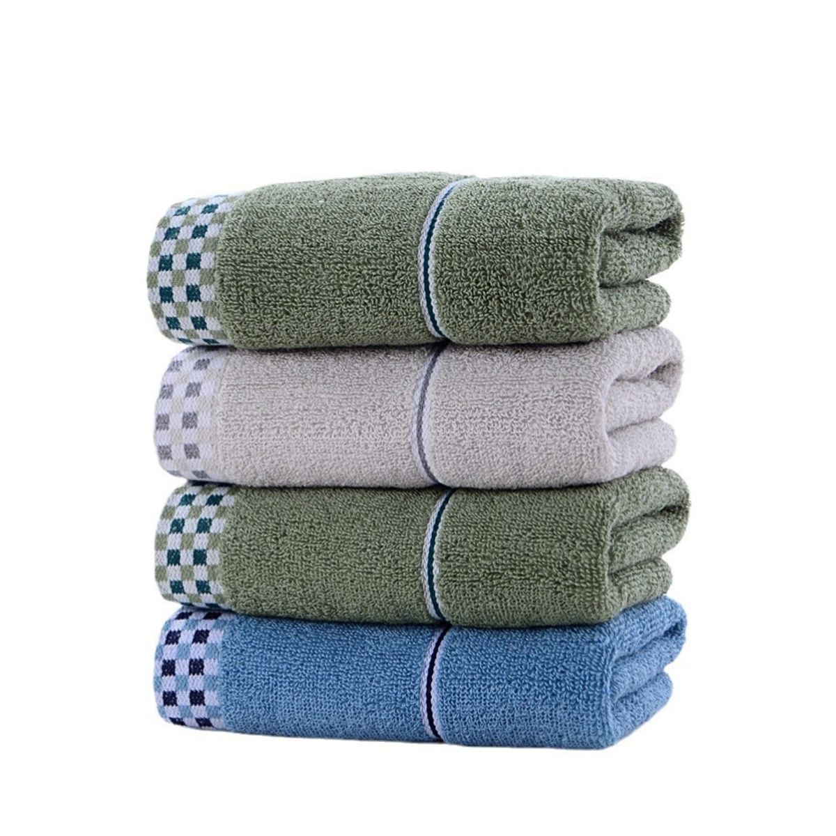 GENERICO - Pack De 6 Toallas De Algodon  75x35 cm Paños Cocina Baño