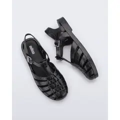 MELISSA - Possession Shiny Negro Glitter