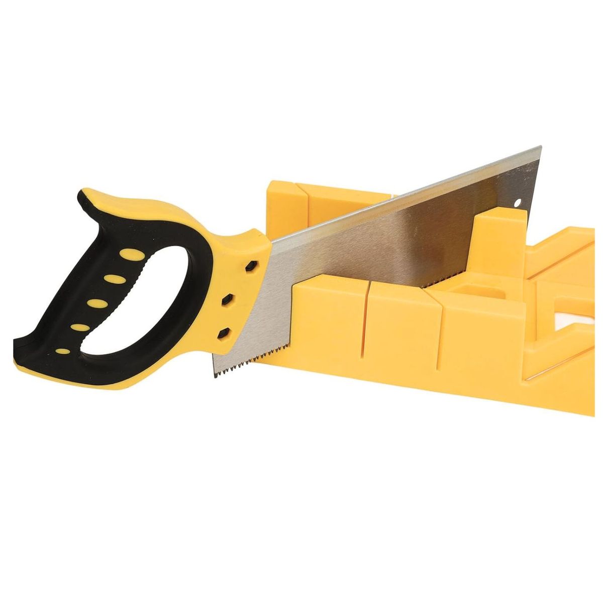 GENERICO - Serrucho Costilla 12 Pulgadas Con Caja Inglete Crownman