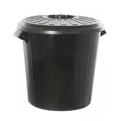 GENERICO - Basurero Papelero 60 Litros Tapa Lisa