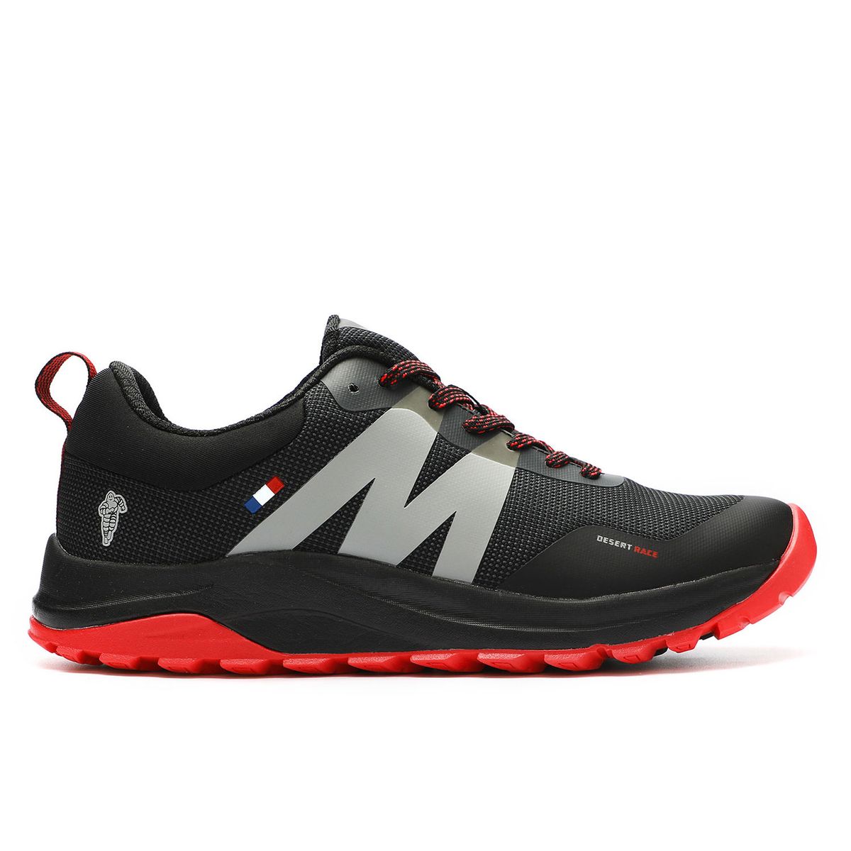 MICHELIN FOOTWEAR - Zapatillas Deportivas Trail Hombre Negro Rojo Michelin Dr40