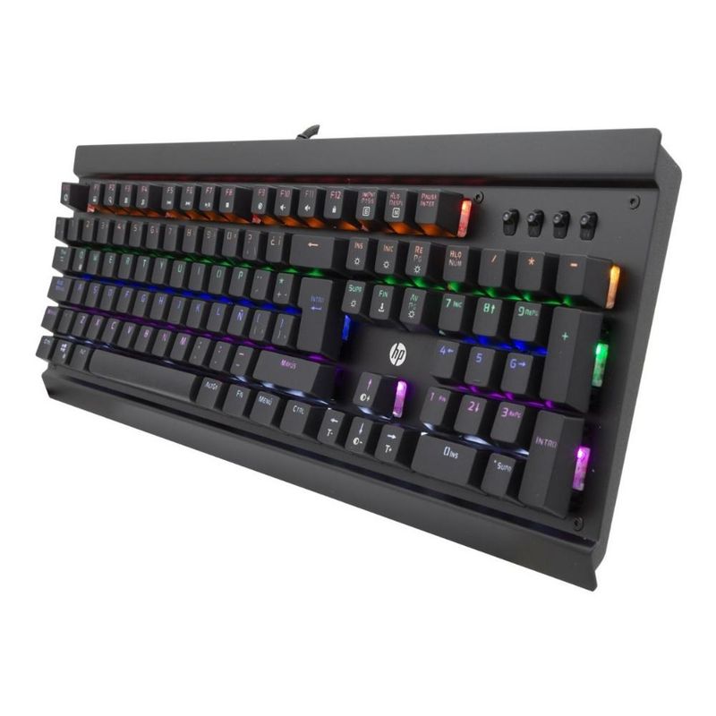 HP - Gk500 Teclado Mecanico Rgb - Negro