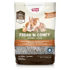 GENERICO - Sustrato Papel Fresh’n Comfy 20L Living World Beige