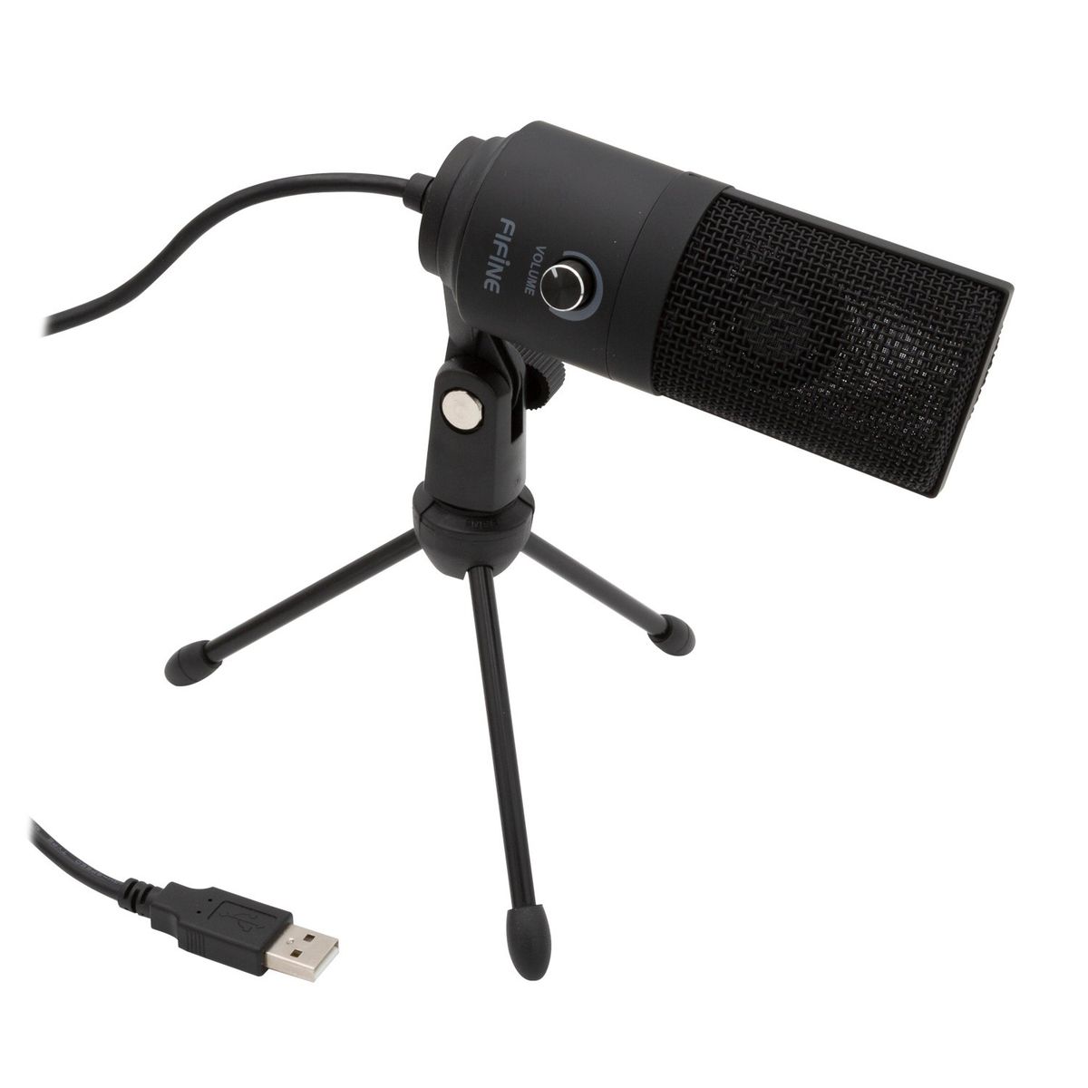 FIFINE - MICROFONO CONDESADOR FIFINE NEGRO USB K669B Open box