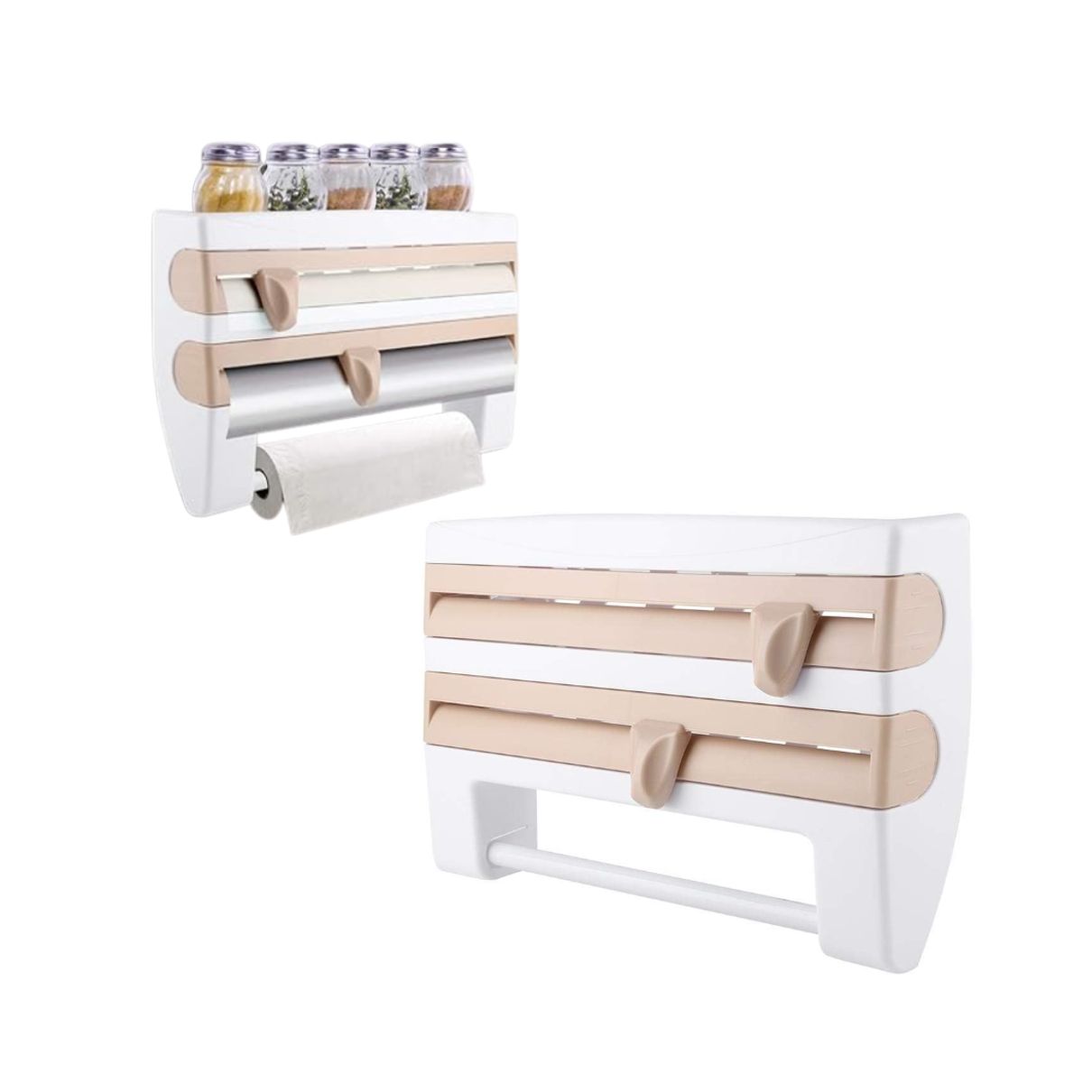 GENERICO - Dispensador De Rollo Papel Toalla Servilletas Para Cocina De Pared