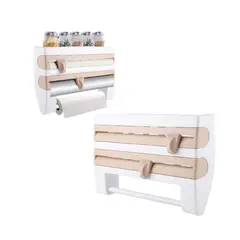 GENERICO - Dispensador De Rollo Papel Toalla Servilletas Para Cocina De Pared