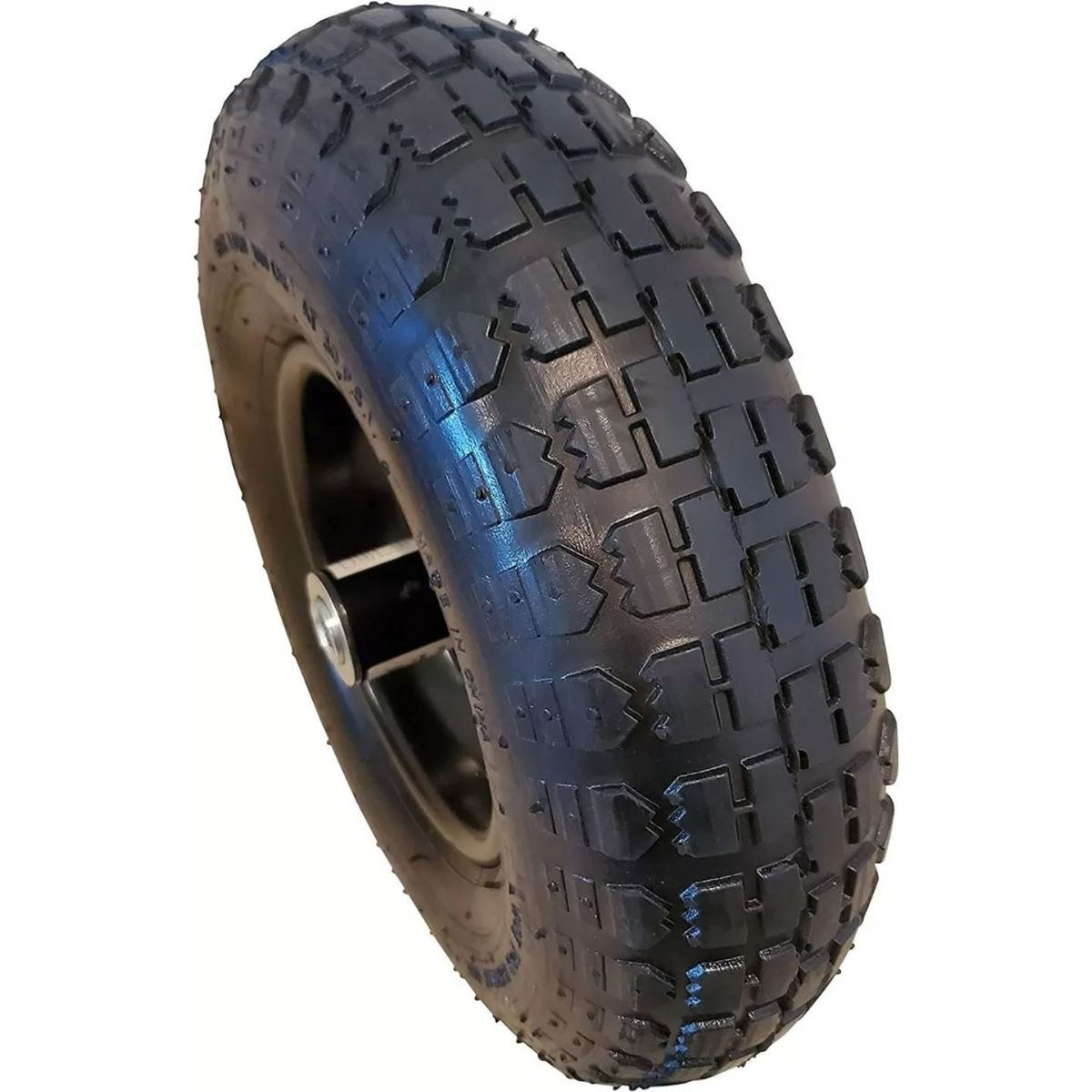 GENERICO - Rueda Para Carros Yeguas Inflable 10 Pulgadas Negra Dicas