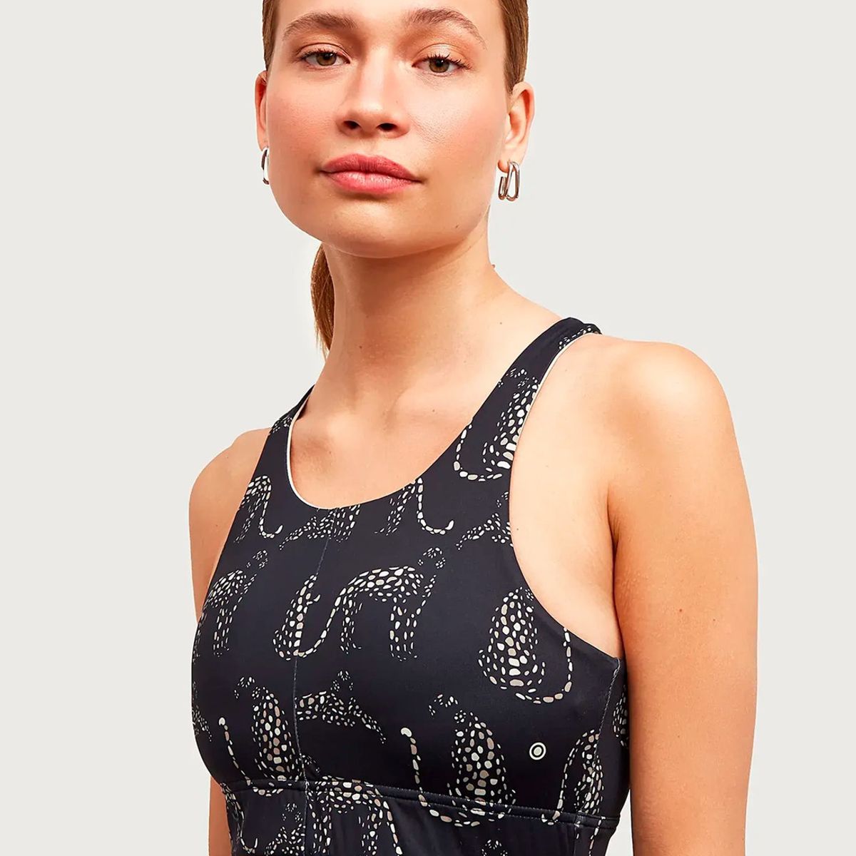 LOUNGE - Peto Deportivo Halter Tigres Negro LOUNGE