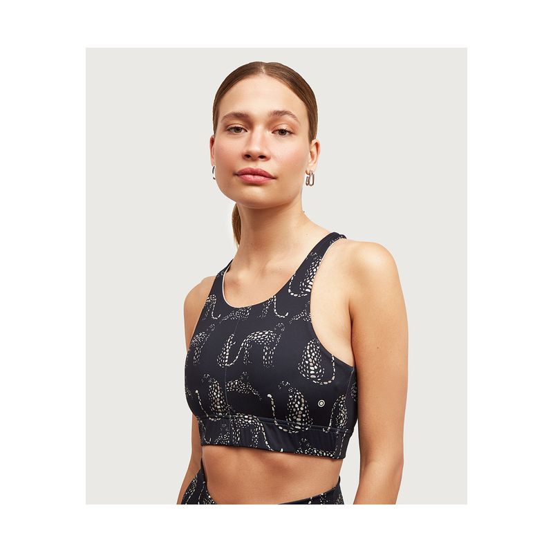LOUNGE - Peto Deportivo Halter Tigres Negro LOUNGE