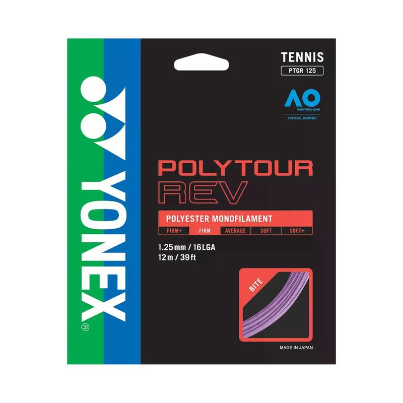 YONEX - SET POLYTOUR REV 125 - Purpura