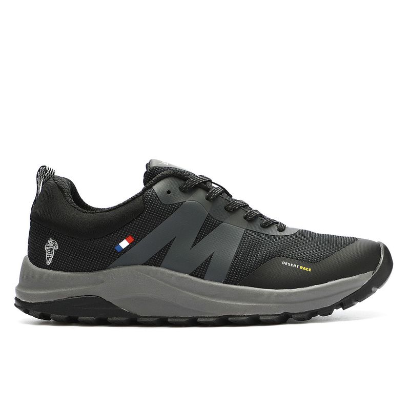 MICHELIN FOOTWEAR - Zapatilla Trail Running Hombre Negro Rojo Michelin Dr40