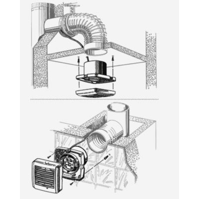 Imagen 2 del producto Extractor de aire para baño 4'' AERO 100