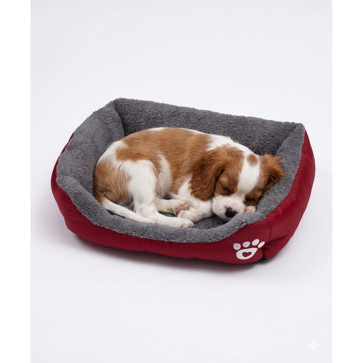 MASCO TODO - Cama Ultrasuave para mascotas Color RojoTalla M