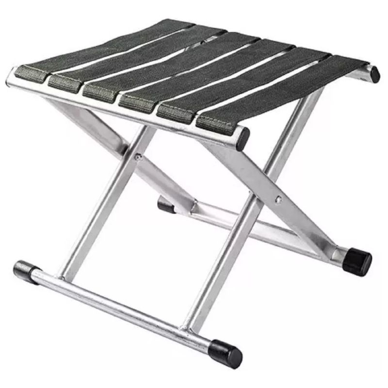 GENERICO - Silla Plegable Camping Portátil picnic playa taburete negro