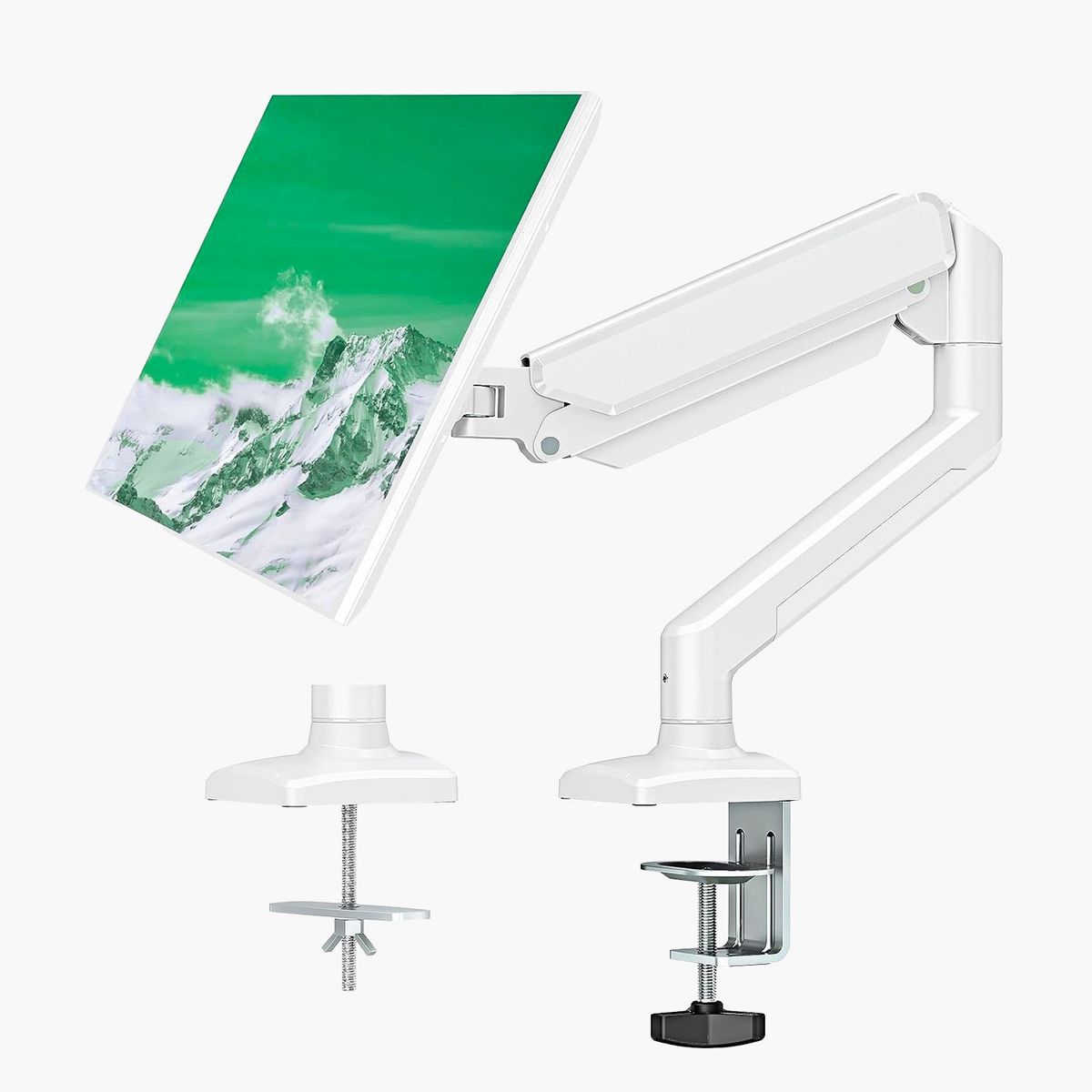 FORM OFFICE - Soporte Monitor Escritorio Simple Blanco Form