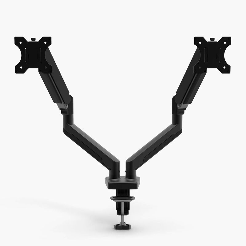 FORM OFFICE - Soporte Monitor Escritorio Doble Negro Form