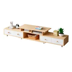 GENERICO - Rack TV Extendible Cuatro Cajones